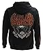 Harley-Davidson Men's Eagle Piston Long Sleeve Full-Zip Hoodie, Black 30299950