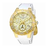 Technomarine Men's 'Cruise Medusa' Swiss Quartz Stainless Steel and Silicone Casual Watch, Color:White (Model: TM-115078)