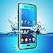Galaxy S7 Edge Waterproof Case, iThrough Underwater Case for Galaxy S7 Edge, Dust Proof, Snow Proof, Shockproof, Heavy Duty Touch Screen Protective Carrying Cover for Samsung Galaxy S7 Edge (Blue)