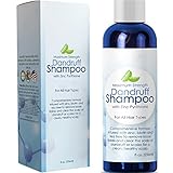 Biotin Hair Loss and Dandruff Shampoo with Zinc Sulfate Free Extra Strength Formula Removes Flakes Scales & Itchy Scalp Blocks DHT for Thick Healthy Hair with Tea Tree & Jojoba Oil for Men & Women 8oz