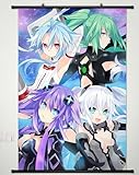 Home Decor Anime Hyperdimension Neptunia Neptune Wall Scroll Poster Fabric Painting 23.6 X 35.4 Inches-064
