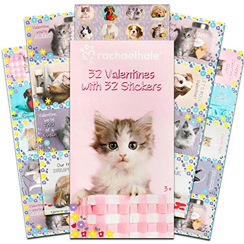 Rachael Hale 32 Valentines (Puppies & Kittens)