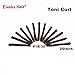 3 Packs Eunice Hair Synthetic Toni Curl Crochet Braids Short Braiding Hair Spiral Curls Jamaican Bouncy Twist Hair Extensions 20 Strands/Pack(10 inch toni, ombre 30)