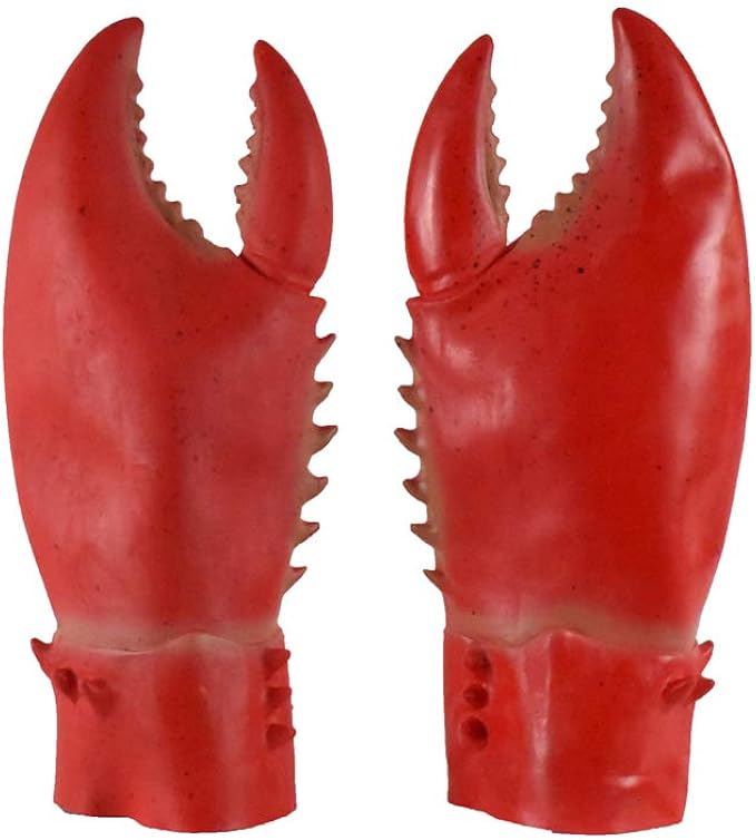 Large Latex Lobster Crab Claws Hand Gloves Cosplay Costume Accessory Clothing