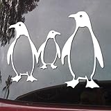 Penguin Family Vinyl Car Sticker Symbol Silhouette Keypad Track Pad Decal Laptop Skin Ipad Macbook Window Truck Motorcycle