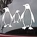 Penguin Family Vinyl Car Sticker Symbol Silhouette Keypad Track Pad Decal Laptop Skin Ipad Macbook Window Truck Motorcycle