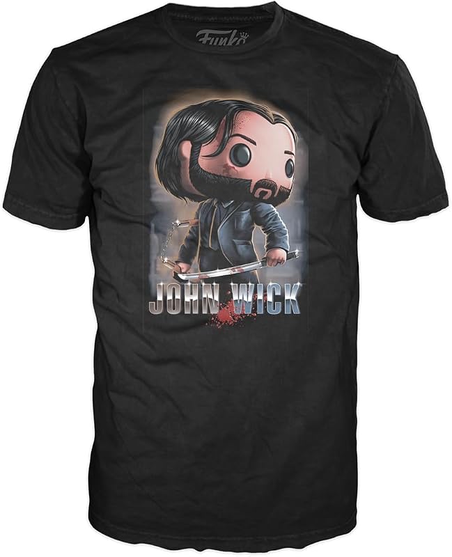 Funko Boxed Tee: John Wick 3- John Wick - XL - T-Shirt - Kleidung - Geschenkidee - Kurzärmeliges Top Für Erwachsene Männer Und Frauen - Offizielle Handelswaren - Movies Fans