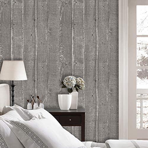 Jz Home 8062 Natural Texture Wood Plank Wallpaper Black Grayish White Wood Panel Wallpaper Bedroom Living Room Kitchen Wall Decoration 20 8 X32 8ft Buy Online At Best Price In Uae Amazon Ae