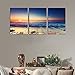 yearainn Large Canvas Wall Art Sunset Beach Waves Canvas Artwork Ocean Nature Picture 20