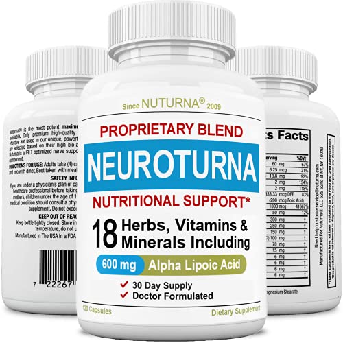 Neuropathy Support Supplement with 600 mg Alpha Lipoic Acid Daily Dose