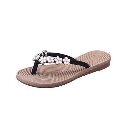 jewel flip flop sandals