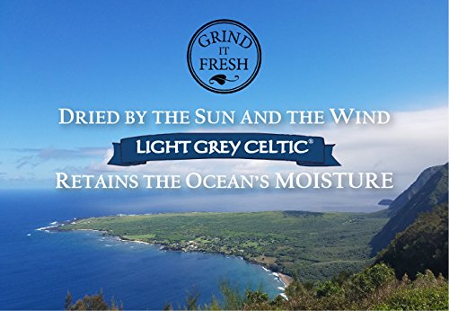 Light Grey Celtic Sea Salt Mini Grinders – Refillable, Reusable Glass Grinders with Additive-Free, Delicious Sea Salt… - Image 6
