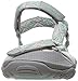Skechers Women's Reggae Decked Out Flat Sandal, Grey, 9 M US