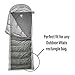 Outdoor Vitals Sleeping Bag Liner (Charcoal, Rectangular/Micro Polyester)