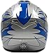 Youth Kids Offroad Gear Combo Helmet Gloves Goggles DOT Motocross ATV Dirt Bike MX Motorcycle Blue - XL