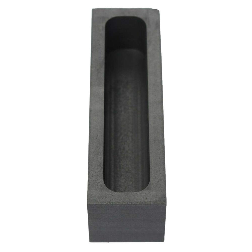 Melting Ingot Mold Graphite Casting Ingot Bar Mold for Gold Silver Metal (100 x 30 x 30mm)