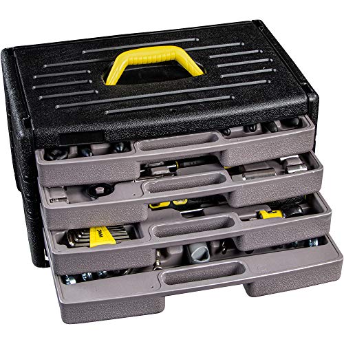 WMC Tools Werkzeugset 1/4" 3/8" 135-teilig Werkzeugkoffer Werkzeugset Werkzeug Set Werkzeugsatz