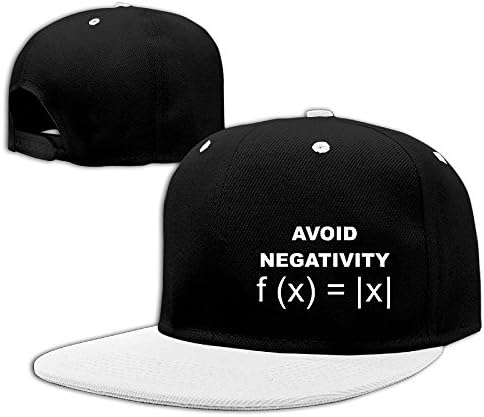 QUEN Avoid Negativity Funny Math Hit Color Hip-Hop Baseball Cap Hat