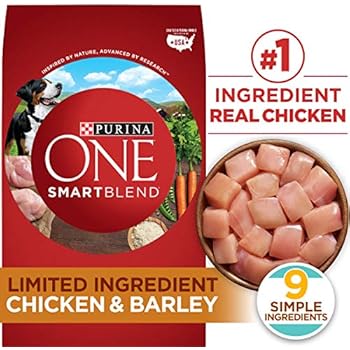 Purina ONE Limited Ingredient, Natural Dry Dog Food, SmartBlend Limited Ingredient Chicken & Barley Formula - 24 lb. Bag