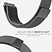 Gear S2 Classic / Gear Sport Watch Band, MoKo Milanese Loop Stainless Steel Mesh Strap for Samsung Gear S2 Classic SM-R732 & SM-R735 / Gear Sport SM-R600 (NOT FOR S2 SM-R720, SM-R730), BLACK