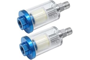 U3STORE 2 Pcs Water Oil Separator Filters Replacement for Spray Gun Air Line Compressor Tool