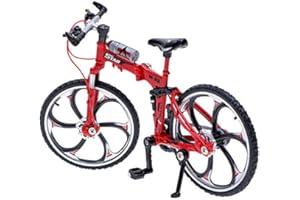 Lynkaye 1pcs Mini Finger Mountain Bike Zinc Alloy Mini Bicycle Model Cool Model Decoration Crafts for Home，Bedroom, Living Room, Office,Decoration