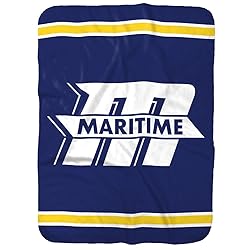 Massachusetts Maritime Academy Primary Logo Stripes