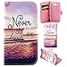 S3 Case, S3 Wallet Case, Galaxy S3 Flip Case,Gift_Source - Never Stop Dreaming Pattern [Stand Feature] Case Wallet [Wallet S] Premium Wallet Case Flip Cover for Samsung Galaxy S3 III i9300 +1X Screen Protector and Stylus Pen