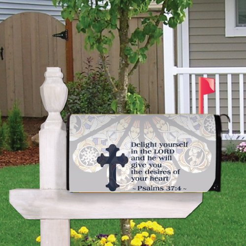Psalms 37:4 - Religious Design #6 - Magnetic Mailbox Cover