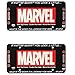 Deadpool Logo Marvel Comics Auto Car Truck SUV Vehicle Universal-fit License Plate Frame - Plastic - Pair
