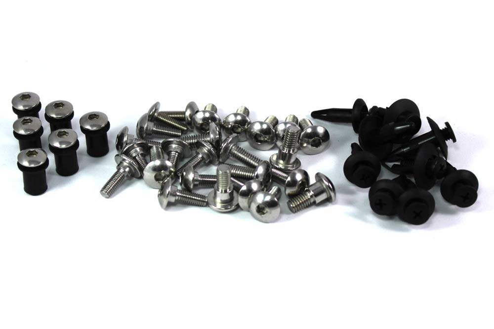 Speedy Fasteners Complete Stainless Steel Fairing & Screen Bolts Kit for Honda VFR 800 1998-2001