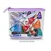 Squeeze Pod TSA Approved Clear Toiletry Bag, 3-1-1 TSA Compliant Quart Size Carry On Bag for Travel Size Liquids, Toiletries & Cosmetics - Durable PVC Plastic, Heavy Duty Zipper, Purple Trim (CTBPUR)