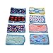 HTKJ Washable Male Dog Belly Band (Pack of 4) with Velcro Reusable Durable Dog Diapers Wrap for Small Medium Pet Dog (M)