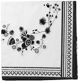Mimex Miss Blackbirdy Flower Table Runner, 24 by 72-Inch by Mimex