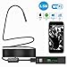 1200P Wireless Endoscope for iPhone Android, LEADNOVO WIFI Borescope Inspection HD Camera IP68 Waterproof Semi-rigid Snake Cable for IOS/MAC/Windows, Motor Engine/Sewer/Pipe/Vehicle-Black (11.5FT)