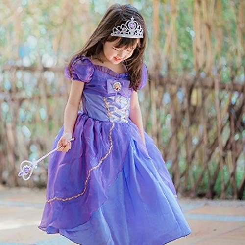 Geschesk ラプンツェル ドレス 子供 ラプンツェル 風 ドレス ラプンツェル プリンセス ドレス パープル クリスマス ハロウィン コスプレ 仮装 キッズコスチューム 子供用 女の子 ドレス 可愛い 110 1 130 140 150 B07vk7fl9w 1 250円 100 品質保証 Salenew大人気