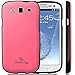 Galaxy S3 case, Caseology® [Matte Hybrid] [Pink] Premium PU Leather Cover [Shock Absorbent TPU] Samsung Galaxy S3 case