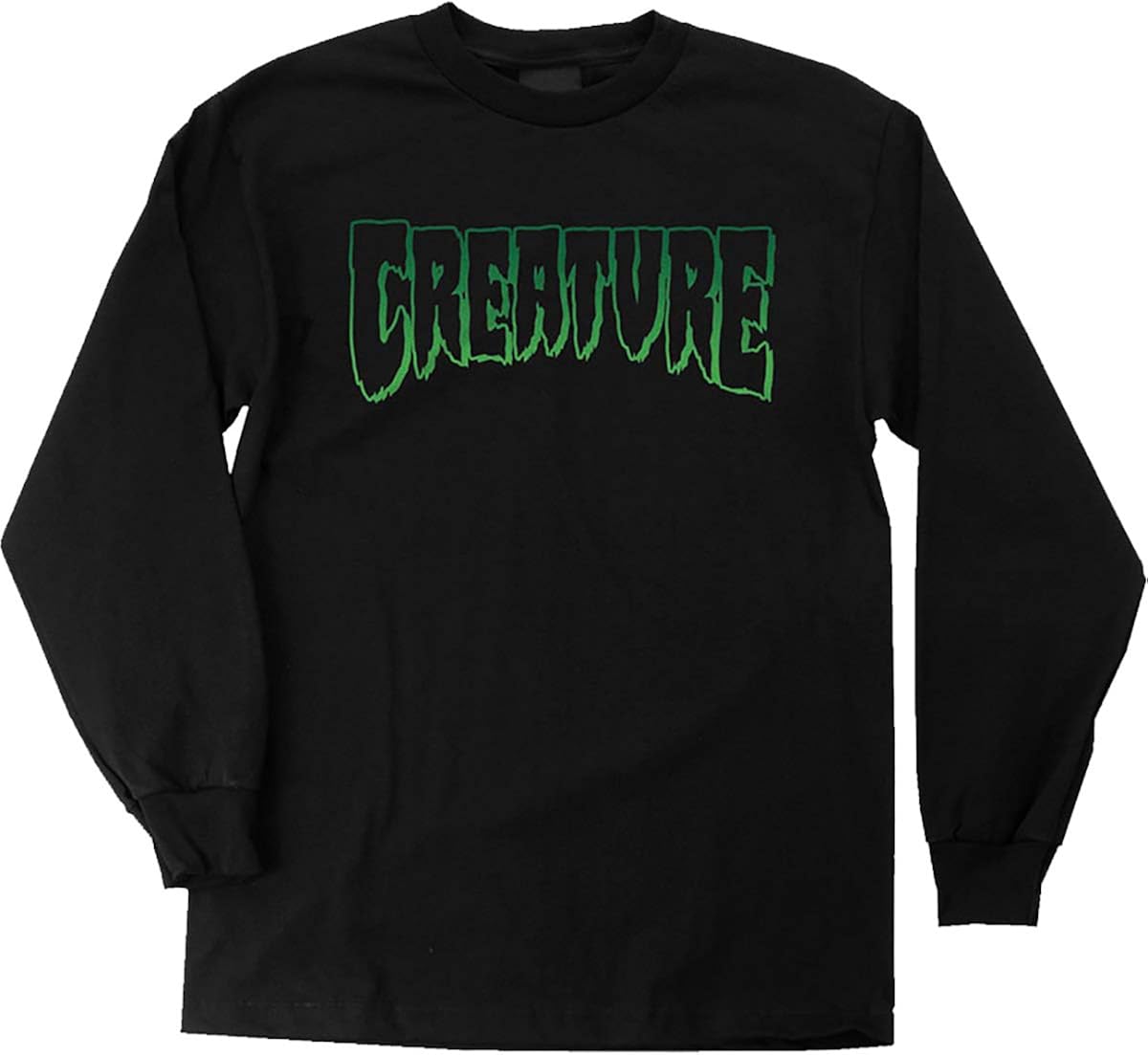 Creature Men S Logo Outline L S Shirts Amazon Com