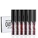Ownest 6 Colors Matte mini Liquid Lipstick Set,Waterproof Long Lasting Lipstick,Travel Lip Gloss Set
