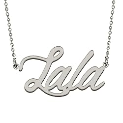 HUAN XUN Custom Letter Script Name Necklace