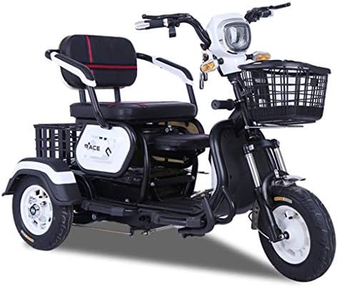 CZALBL Adult Electric Tricycle, Aluminum Alloy Three-wheel Electric Scooter, Suitable for The Elderly or Disabled