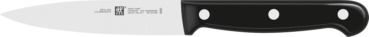 ZWILLING Paring Knife, Blade length: 10 cm, Small blade, Special stainless steel/Plastic handle, Twin Chef