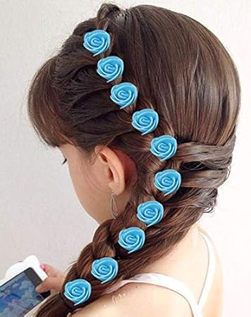 Buy Glan 24 Pieces Girls Stylish Flower Hair Pins For Wedding And
