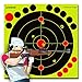 25 Pack Reactive Shooting Targets - Splatter Target with 19 Adhesive Patches for Gun, AirSoft, Rifle, Pistol, BB Gun, Pellet Gun, Air Rifle (25 Pack)