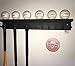 Baseball Bat Rack Ball Holder Display 11 Bats 6 Balls Black Softball Heavy Duty Rack for Storage and Organization (Hardware Included)