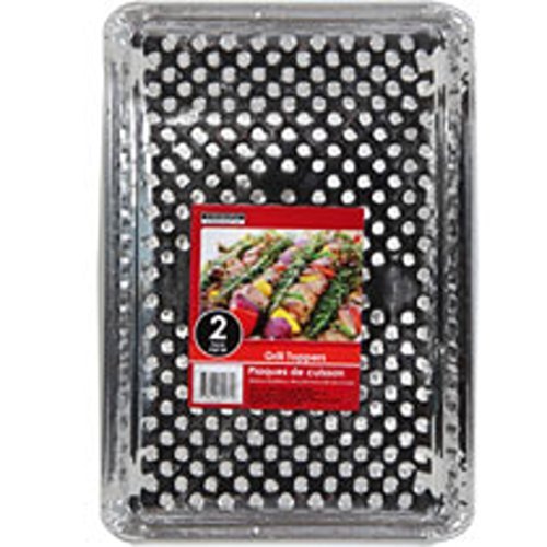 Foil Disposable Grill Topper Trays, 2ct. Packs 15 1/2 X 10 3/8 (5