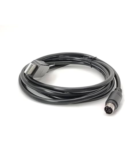 Amazon.com: RIKYJIC USB to MD6 6-Pin Round Connector Cable 1.8