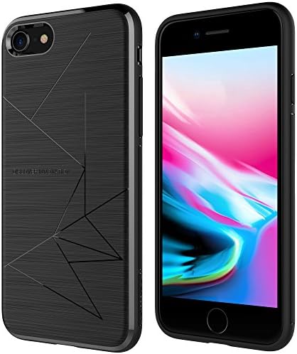 iPhone 8 Case, Nillkin Slim Protective Shock Absorbing TPU Case with Brush Finish and Built-in Magnetic Car Mount Points for iPhone 8