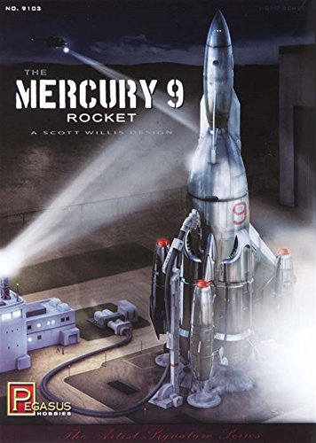 Pegasus Hobby Mercury 9 Rocket Model Kit