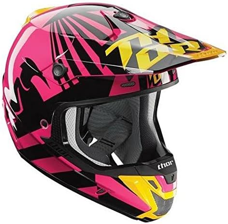 Thor MX Verge DAZZ Motocross Helmet Magenta Black ADULT Medium 57-58cm